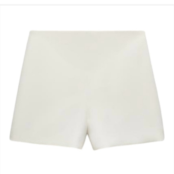 ZW COLLECTION FEATHERED CROPPED BLAZER AND PANTS -2 PCS- ECRU - Picture 13 of 13